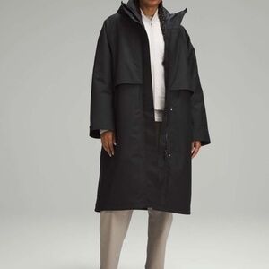 LULULEMON 3 - 1 INSULATED RAIN COAT NWT $498.00 RETAIL BLACK SZ 12 VERY OVERSIZE